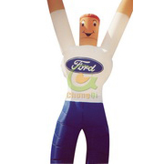 inflatable cartoon man